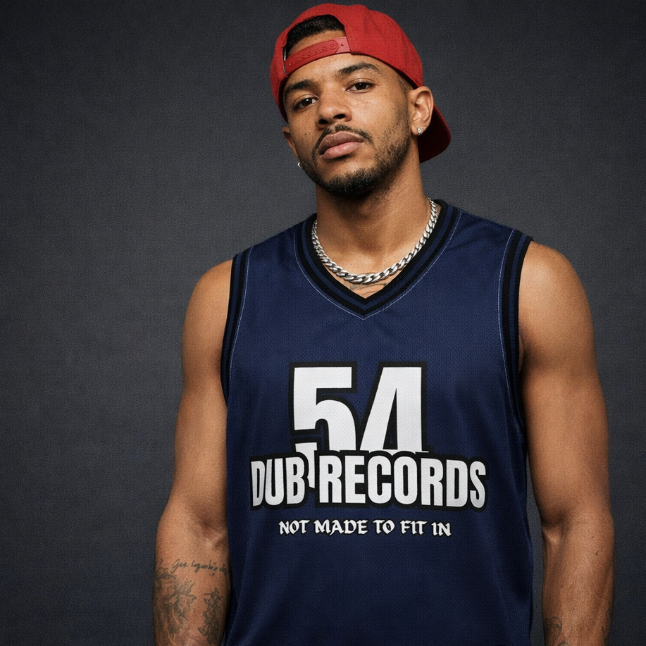 Dub54 Records Premium basketball jersey